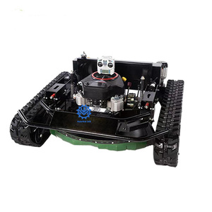 Tondeuse à gazon télécommandée avec moteur à chenilles, robot de tonte intelligent sans fil à braquage zéro, accessoires complets - Product Image 1