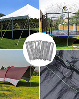 2025 piquets de tente d'ancrage au sol de sécurité pour trampolines d'extérieur robustes