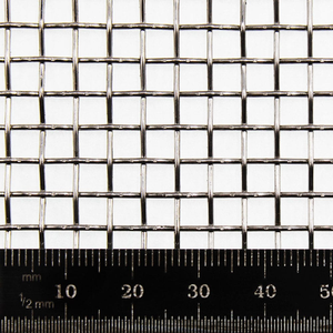제조업체 공급 40x40 500x500 325x2300 6 메쉬 300 마이크론 압착 스테인레스 스틸 와이어 메쉬 - Product Image 5
