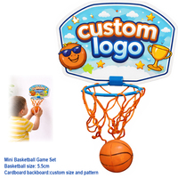 Juego de Baloncesto de Mesa para Interiores, Mini Juego de Tiro con Tablero de Cartón para Niños, Regalo Deportivo con Logotipo Personalizado OEM