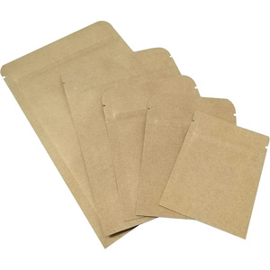 Sacs en papier kraft thermoscellés sacs en papier d'aluminium à l'intérieur sacs en papier kraft bruns ouverts sur le dessus - Product Image 3