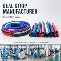 Joint d'étanchéité en caoutchouc EPDM en U pour portière de voiture, garniture de bord, réduction du bruit, joint d'étanchéité universel pour automobile, service de découpe sur mesure