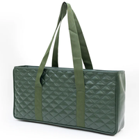 Sac fourre-tout de Mahjong occidental personnalisé Sac de transport en cuir de nylon avec poignées d'épaule