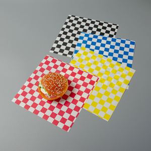 Printed Plaid <b>Greaseproof</b> <b>Paper</b> Chemical Pulp Unbleached Bread Parchment Baking <b>Paper</b> - Product Image 1