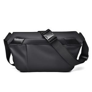 Moda moda Color bloque estilo coreano Nylon impermeable <span class=keywords><strong>bandolera</strong></span> hombres portátil versátil funcional pecho hombro otoño - Product Image 6