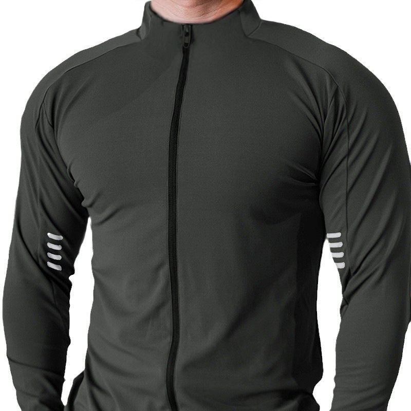 Camisetas Grandes Y Altas Para Hombre, Blusa De Trabajo Casual Elegante Con Cremallera De 1/4, Manga Larga, Ajustada, Camisa De Moda A Cuadros, Negro