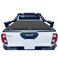 Couvercle de tonneau verrouillable en aluminium rétractable Zolionwil pour couverture de lit de camionnette Ram 1500 pour Hilux Tacoma Chevrolet Silverado