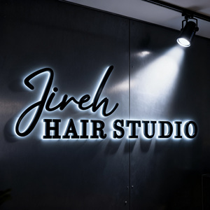 Letrero Comercial Personalizado con Retroiluminación LED 3D - Letras de Canal Acrílicas Premium para Peluquería y Barbería, Mejore la Imagen de su Negocio - Product Image 6