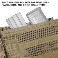 Chaleco Táctico Modular para Exteriores, Multicamuflaje, para Entrenamiento de Carga Física y Combate