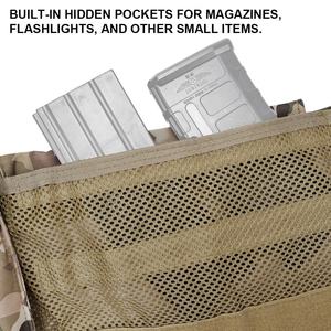 Gilet de combat tactique modulaire d'extérieur multi-camo pour l'entraînement physique et le transport de plaques - Product Image 5