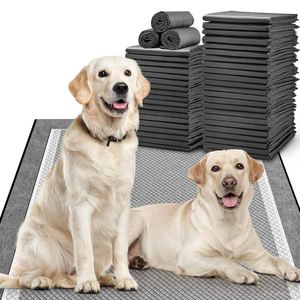 Tapis absorbant pour animaux de compagnie en charbon de bois, personnalisé avec SAP, pour l'apprentissage de la propreté des chiots, antidérapant, imperméable, coussinets absorbants pour chiots, couches pour chiens - Product Image 6