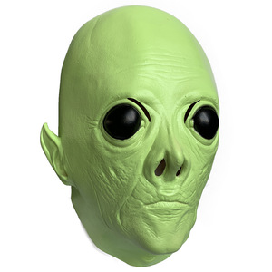 <span class=keywords><strong>Maschera</strong></span> in Latex UFO <span class=keywords><strong>Alieno</strong></span> per Bambini e Adulti - Spaventosa e Divertente per Halloween/Natale, Regalo per Feste in Costume - Product Image 5
