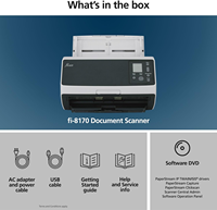 Scanner de documents couleur recto-verso haute vitesse professionnel fi-8170
