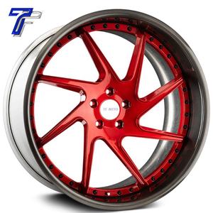 Plato profundo labio 5x114x120 forjado clásico coche de carreras 24 de aleación de ruedas para porsche polaco <span class=keywords><strong>2</strong></span> 3 piezas llantas para e20 - Product Image 4