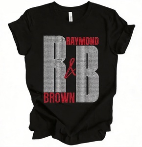 All'ingrosso Trasferimento Termoadesivo con Strass <span class=keywords><strong>Raymond</strong></span> & Brown Tour, Usher Chris Brown Bling Hotfix per T-shirt, Felpe con cappuccio, Cappelli - Product Image 2