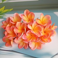 DREA Fleurs artificielles en mousse PU effet naturel faites à la main pour la décoration de cheveux, mariages, Thanksgiving et fêtes sur la plage