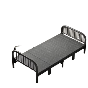 Letto Pieghevole Portatile in Metallo, Letto Singolo Robusto per Ospiti, Ideale per Piccoli Spazi, Lettino <span class=keywords><strong>Salvaspazio</strong></span> Pieghevole - Product Image 1