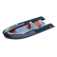 Nouveau modèle 480 RIB bateau gonflable double moteurs hors-bord 1.2mm d'épaisseur en fibre de verre coque en V profond pour la pêche surf Sport Yacht