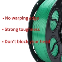 Filament d'imprimante 3D en rouleau de bobine en plastique PETG multicolore à grande vitesse de 1.75mm