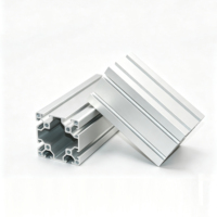 Profil Aluminium Industri 8080 Langsung dari Pabrik, Rangka Mesin Tugas Berat Ekstrusi, Rangka Mesin CNC, Fabrikasi Kustom