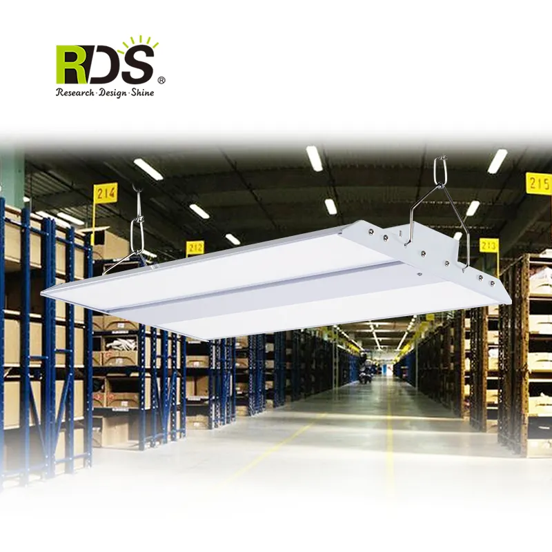 Endüstriyel depo tavan armatürü 2ft 120w 300w mikrodalga sensörü dükkanı garaj 4000k LED lineer tavan lambası spor salonu için