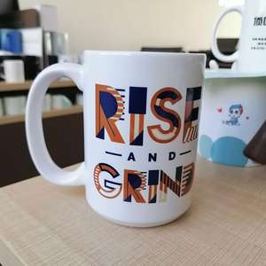 <span class=keywords><strong>Calidad</strong></span> superior 11Oz 15Oz Porcelana Blanca Logotipo personalizado Impreso Navidad Sublimación en blanco Taza de cerámica <span class=keywords><strong>Tazas</strong></span> de café - Product Image 4