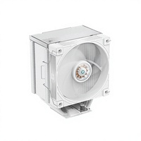 DEEPCOOL AK700 VC WHITE Air-Cooled CPU Cooler with Technology 7 Heat Pipes 120mm Fluid Bearing Fan 21dBA Quiet Operation