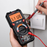 Habotest HT118A 6000 hitungan kinerja tinggi meteran RMS nyata alat penguji listrik Multimeter Digital Autorange
