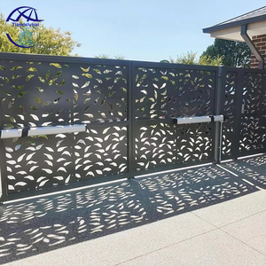 Paneles de Aluminio con Recubrimiento en Polvo para Exteriores, Pantallas Metálicas Cortadas con Láser 3D, Valla de Jardín, Cortina de Privacidad, Muro - Product Image 3