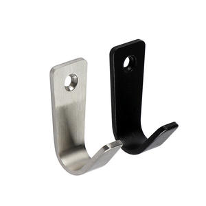 Single-Hole Detachable Single Damper Track <b>Coat</b> Hanger Thick Wall Stainless Steel Wardrobe Hanging <b>Hook</b> Bathroom Kitchen Use - Product Image 6