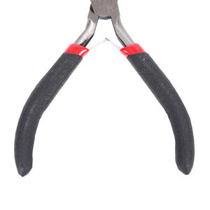 Alicates diagonales mini de 4.5 pulgadas de venta directa de fábrica, de acero al cromo vanadio, con mordazas lisas para cortar alambre, alicates de boca inclinada - Product Image 1