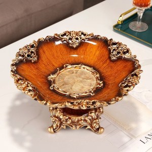 Estatuilla esculpida de resina epoxi, artesanía de concha Europea Retro, mesa de centro para sala de estar, decoración creativa, adorno de lujo - Product Image 1