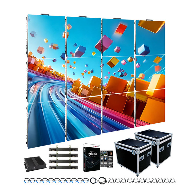 4x3m GOB Indoor Seamless P2.6 P2.9 P3.91 LED Display High Refresh Rate 3840Hz Stage Event ChurchBackdrop LED Screen Video Wall