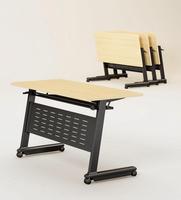 Bureau d'étude extensible et pliable moderne, tables de réunion modulaires, table de formation avec roulettes