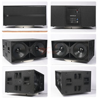 SUB9006 AS Aktif Çift 18 İnç Güçlendirilmiş Subwoofer, DSP RDNet Kontrolü 7200W Canlı Performans Sahne PA Bas Subwoofer'ı Büyük Etkinlikler İçin