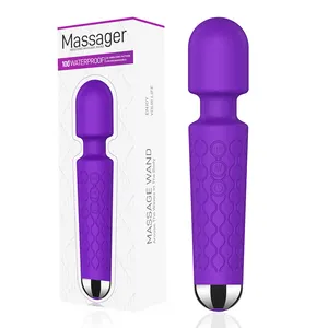 Leistungs starkes Zauberstab massage gerät 12x Speed Vibrations Wiederauf lad bares Sexspielzeug für Männer und Frauen