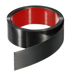 Moldura <span class=keywords><strong>de</strong></span> pared negra cepillada 201 Acero inoxidable Peel and Stick autoadhesivo Flexible pared techo borde moldura tira <span class=keywords><strong>de</strong></span> ajuste - Product Image 1