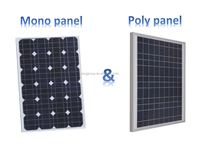 Panneaux ESG solaires mono 550W 600W 650W panneaux solaires haute efficacité grande puissance