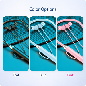 Neckband Wireless Earbuds Sports Bluetooth Headphones Lightweight In-Ear Stereo <strong>with</strong> <strong>Mic</strong> - Product Image 5