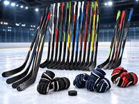 Queue de hockey sur glace en fibre de carbone personnalisée en usine, motif personnalisé, ultra-légère, flexibilité : 20-105