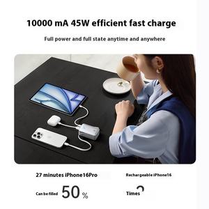 Anker S1 45W 10000mAh Fast Portable Charger Lightweight Power <strong>Bank</strong> 70CM Type-C USB-A <strong>Data</strong> Cable for Double USB LED Display - Product Image 4