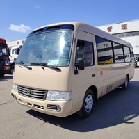 Toyota Coaster d'occasion durable, 30 places, mini-bus, transmission manuelle, moteur diesel, prix abordable, voitures pour le transport