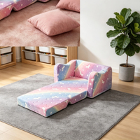 Canapé-lit pliable géant en mousse colorée pour enfants et bébés, idéal pour le salon