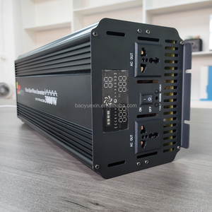 Convertisseur d'onduleur solaire hybride 6000W onde sinusoïdale pure 12V 24V 220V 110V 600 V 1000W 1500W UPS voiture E4g 1A Air automobile 100A - Product Image 1