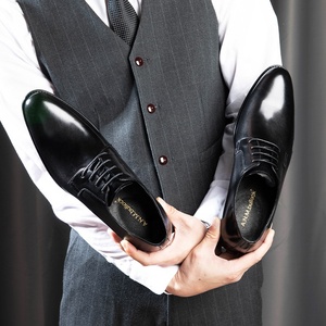 Zapatos de Vestir de Cuero para Hombre, Marca de Moda, Estilo Europeo Clásico y Moderno, Gran Venta - Product Image 4