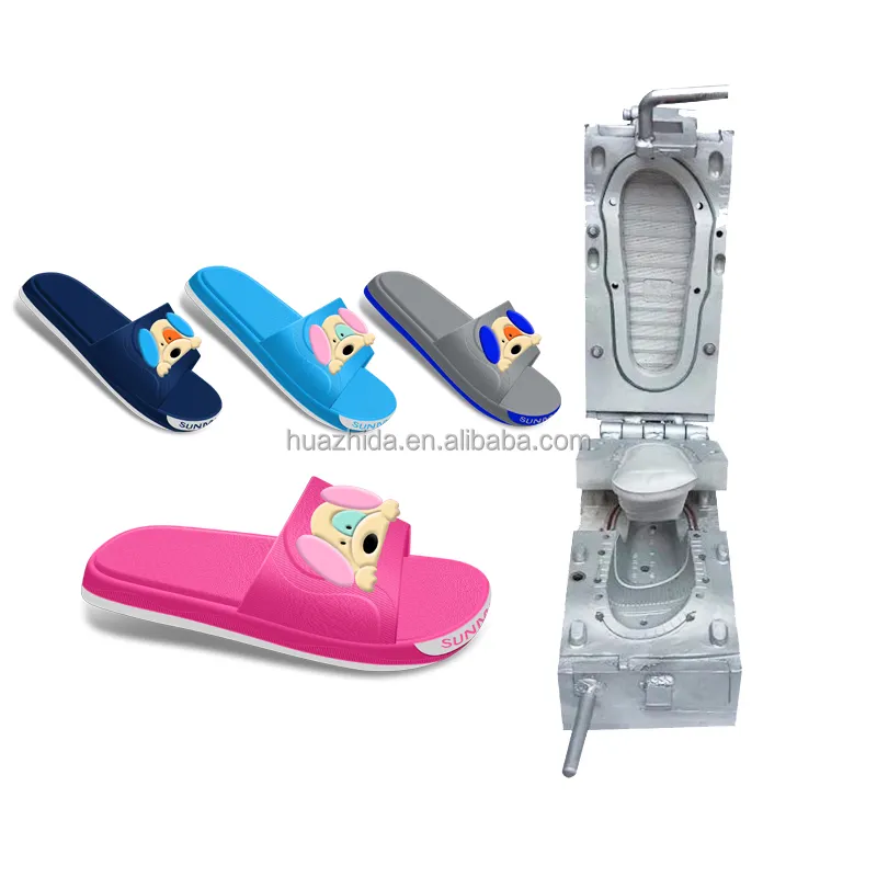 Pvc Slipper Mould Shoe Die Small Sole Making Machine Aluminium Die Casting Mould Pvc Flip Flops Strap Mold