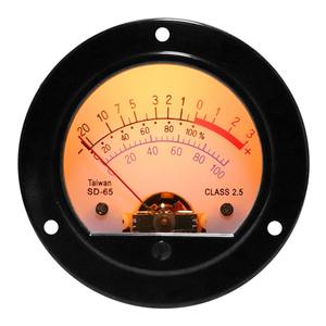 SO65 <span class=keywords><strong>VU</strong></span> <span class=keywords><strong>Level</strong></span> <span class=keywords><strong>Meter</strong></span> Zeiger kopf Retro Dial Round DC500uA Gelbe Hintergrund beleuchtung Voltmeter <span class=keywords><strong>VU</strong></span> <span class=keywords><strong>Meter</strong></span> Füllstand messer - Product Image 4