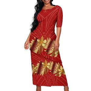 <span class=keywords><strong>2</strong></span> шт., женское длинное платье с круглым вырезом и косым подолом - Product Image 4