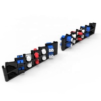 Kepadatan tinggi 144 inti 5U laci FTTH serat optik tunggal Patch Panel ODF dengan distribusi optik bingkai