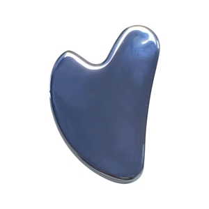 Planche Gua Sha en acier inoxydable 402, outil de massage facial, outil de soin de la peau, masseur beauté - Product Image 1